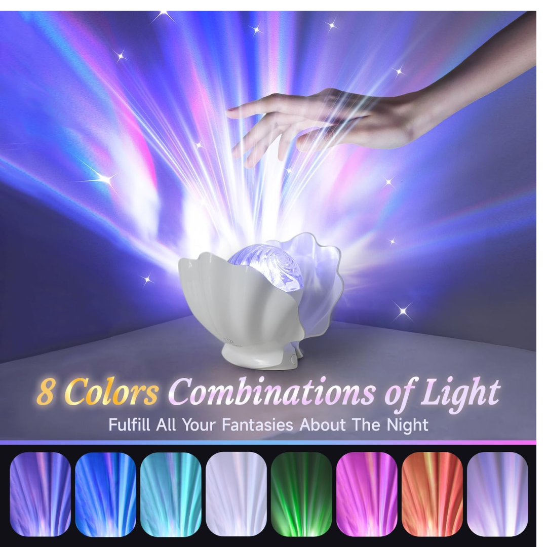 Seashell Night Light Projector