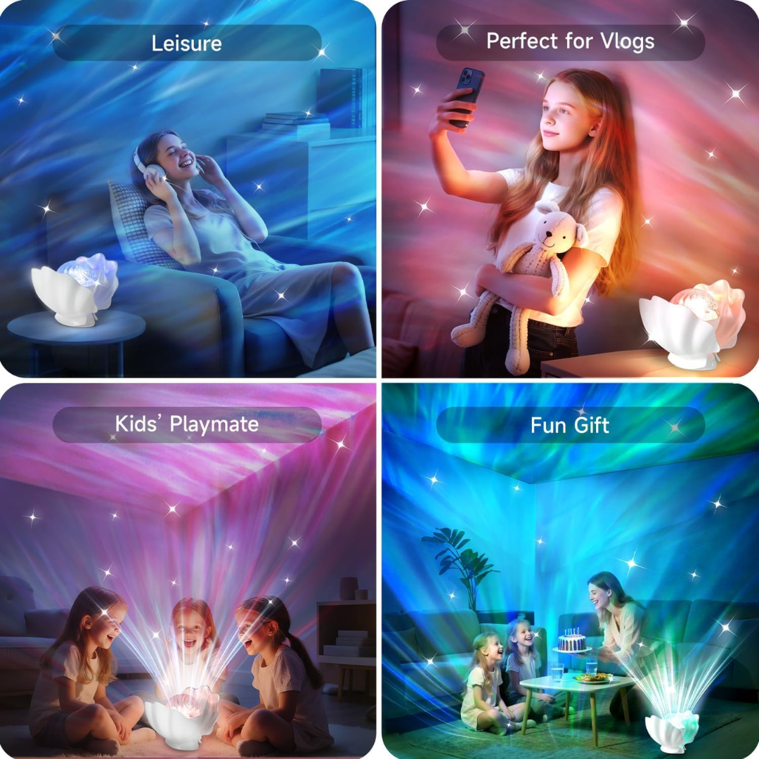 Seashell Night Light Projector